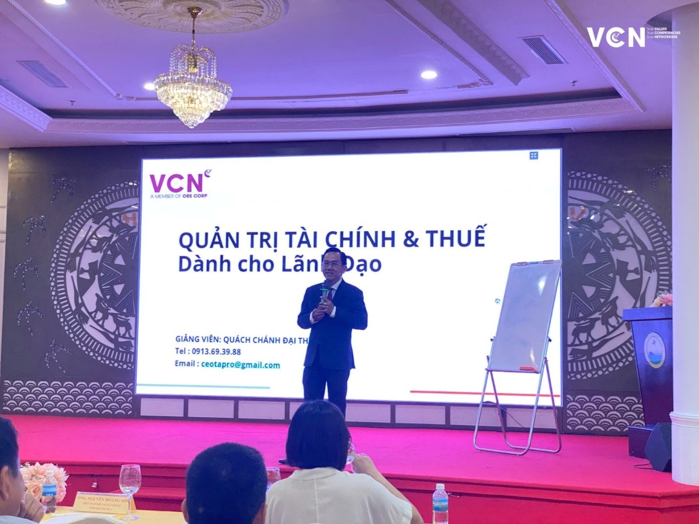 Chuy&ecirc;n gia Qu&aacute;ch Ch&aacute;nh Đại Thanh T&acirc;m tại chương tr&igrave;nh đ&agrave;o tạo